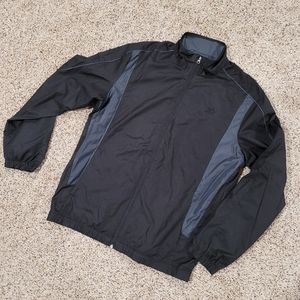 Black Starter Jacket Wind Breaker Size Medium